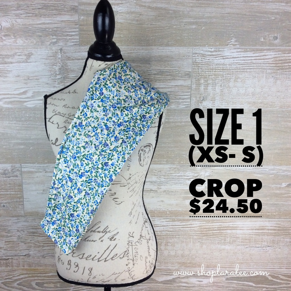 Piphany crop leggings, tops